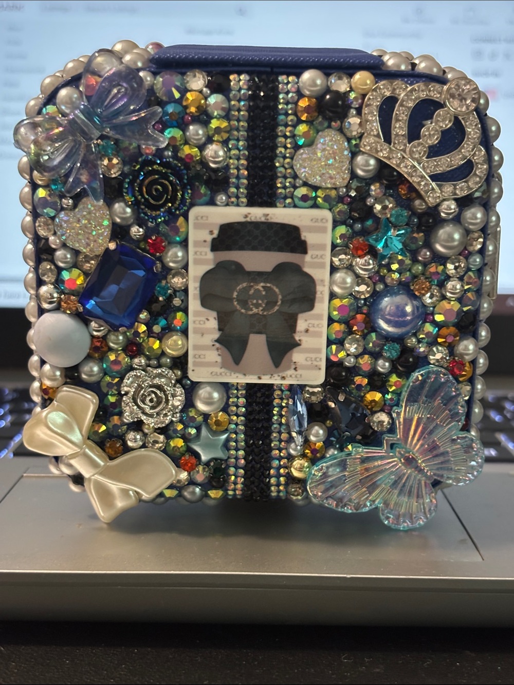 Gucci Handmade Bejeweled Jewelry Box